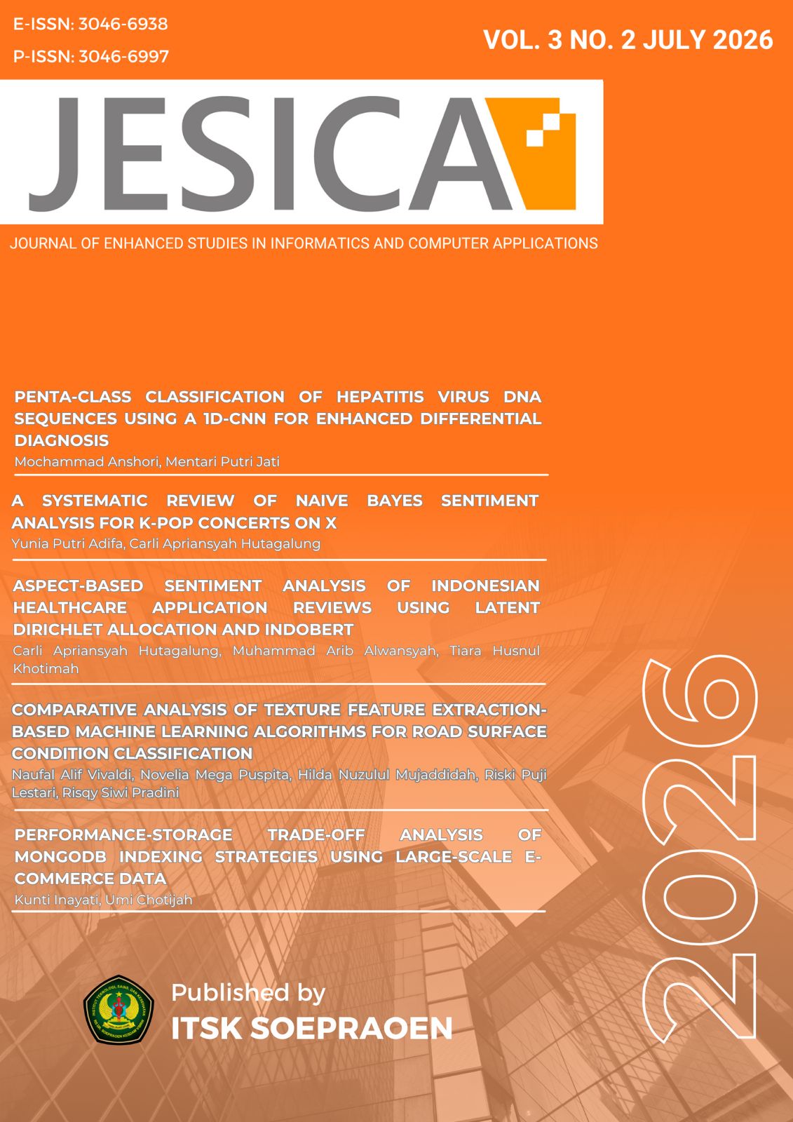 					View Vol. 3 No. 2 (2026): JESICA Vol. 3 No. 2 2026
				